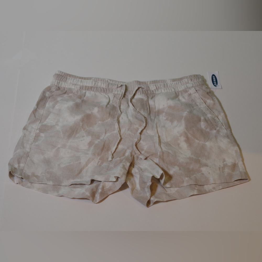 Old Navy Beige and Tan Tie dye Shorts Women’s Size Small - Picture 4 of 8